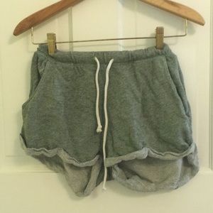 H&M Divided Lounge Shorts Army Green